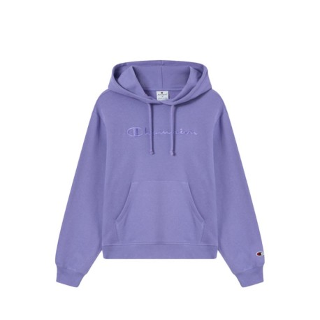 Champion Felpa Logo Tonale Viola Donna