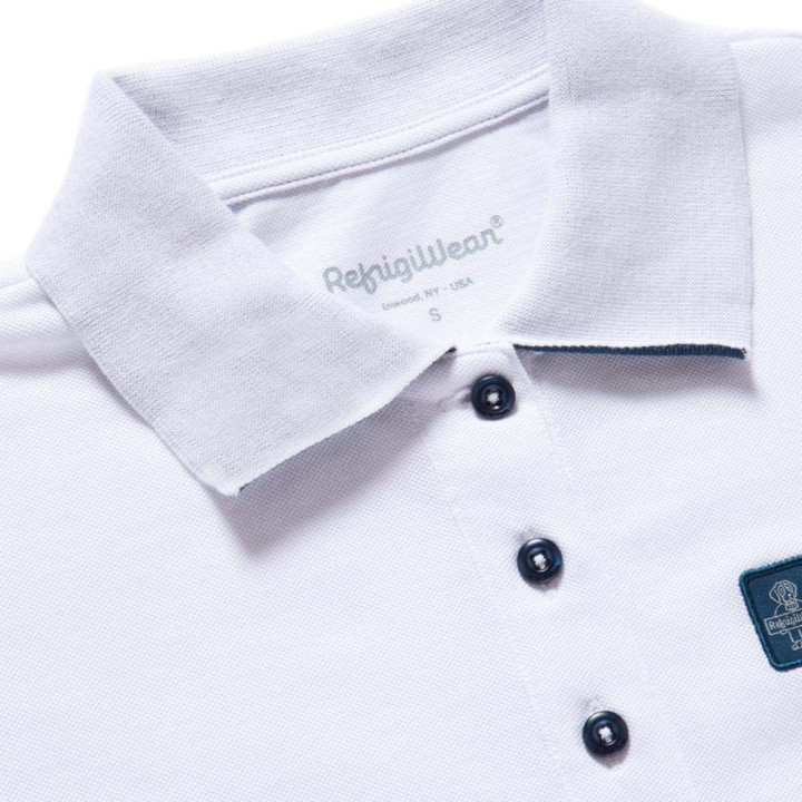Refrigiwear Polo Suki Bianco  Donna