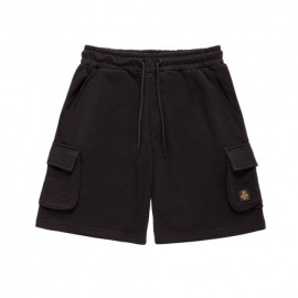 Refrigiwear Shorts Tasca Laterare Jersey Nero Uomo