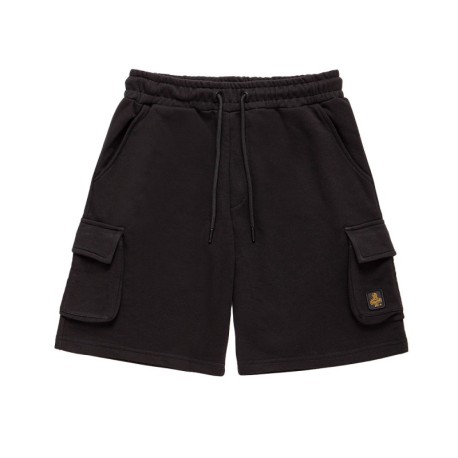 Refrigiwear Shorts Tasca Laterare Jersey Nero Uomo