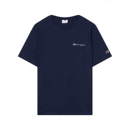 Champion T-Shirt Logo Blu Uomo