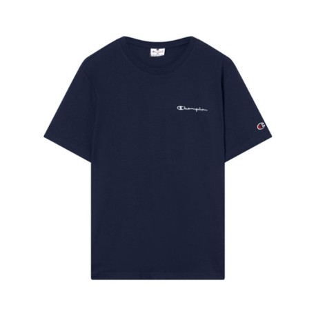Champion T-Shirt Logo Blu Uomo