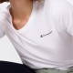 Champion T-Shirt Logo Piccolo Bianco Donna
