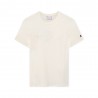 Champion T-Shirt Logo Tonale Bianco Donna