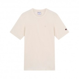 Champion T-Shirt Logo Tonale Latte Uomo