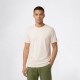 Champion T-Shirt Logo Tonale Latte Uomo