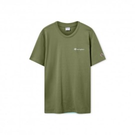 Champion T-Shirt Logo Verde Uomo