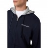 Champion Tuta Sportiva Full Zip Con Cappuccio Blu Uomo