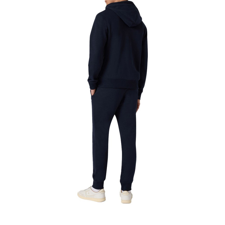 Champion Tuta Sportiva Full Zip Con Cappuccio Blu Uomo