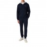 Champion Tuta Sportiva Full Zip Con Cappuccio Blu Uomo