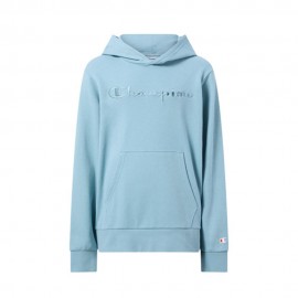 Champion Felpa Palestra Con Cappuccio Logo Tonale Azzurro Bambino