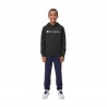 Champion Felpa Palestra Con Cappuccio Logo Tonale Nero Bambino