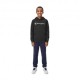Champion Felpa Palestra Con Cappuccio Logo Tonale Nero Bambino