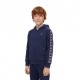Champion Tuta Sportiva Full Zip Con Banda Blu Bambino
