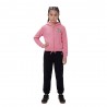 Champion Felpa Palestra Full Zip Con Cappuccio Rosa Bambina