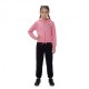 Champion Felpa Palestra Full Zip Con Cappuccio Rosa Bambina