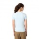 Champion T-Shirt Girocollo V Azzurro Donna