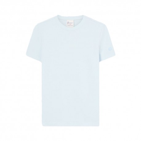 Champion T-Shirt Girocollo V Azzurro Donna