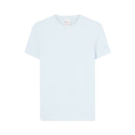 Champion T-Shirt Girocollo V Azzurro Donna