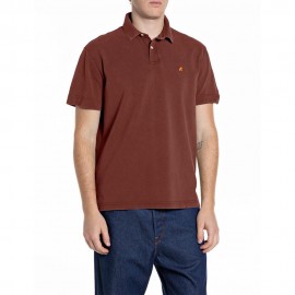 Replay Polo Logo Moro Uomo