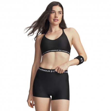 Under Armour Reggiseno Sportivo Cross Back Low Nero Donna