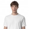 K-Way T-Shirt Stretch Adame Bianco Uomo