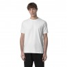 K-Way T-Shirt Stretch Adame Bianco Uomo