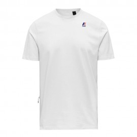 K-Way T-Shirt Leonide Bianco Uomo