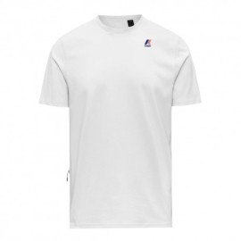 K-Way T-Shirt Leonide Bianco Uomo