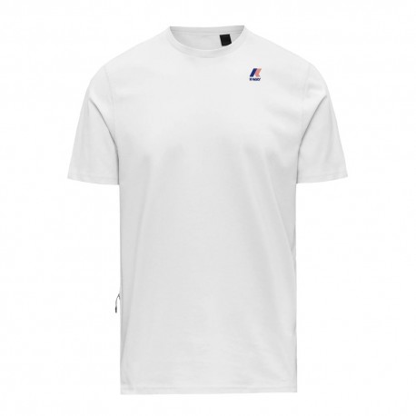 K-Way T-Shirt Leonide Bianco Uomo