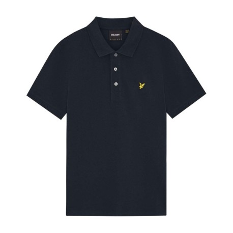 Lyle & Scott Polo Logo Azzurro Uomo