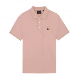 Lyle & Scott Polo Logo Rosa Uomo