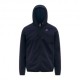 K-Way Felpa Con Cappuccio E Zip Journeer Travel Blu Uomo