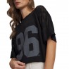 Under Armour Cropped T-Shirt Burnout Nero Donna