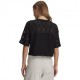 Under Armour Cropped T-Shirt Burnout Nero Donna