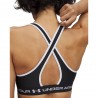 Under Armour Reggiseno Sportivo Cross Back Mid Corallo Donna