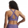Under Armour Reggiseno Sportivo Crossback Mid Viola Donna
