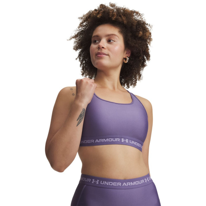 Under Armour Reggiseno Sportivo Cross Mid Viola Donna