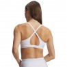 Under Armour Reggiseno Sportivo Crossback Low Bianco Donna