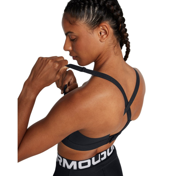 Under Armour Reggiseno Sportivo Infinity Mid Nero Donna