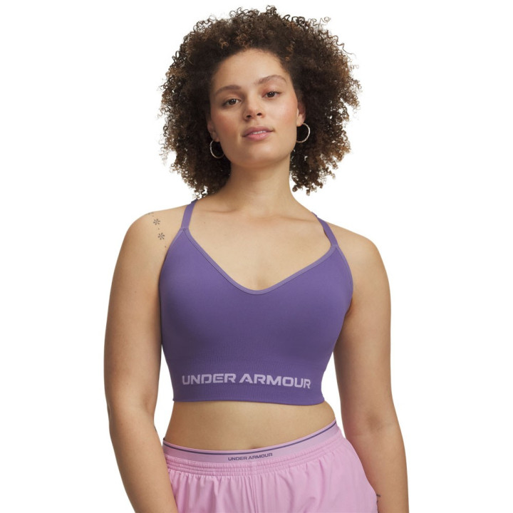 Under Armour Reggiseno Sportivo Seamless Viola Donna