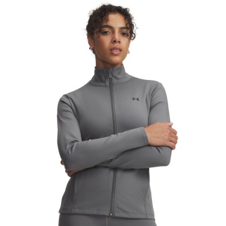 Under Armour Felpa Palestra Full Zip M Zip Motion Grigio Donna