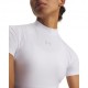 Under Armour Maglietta Palestra Fg Crop Bianco Donna