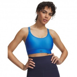 Under Armour Reggiseno Sportivo Infinity Mid 2.0 Blue Atlantis Donna
