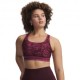 Under Armour Reggiseno Sportivo Crossback Mid Print Fuchsia Dusk Donna