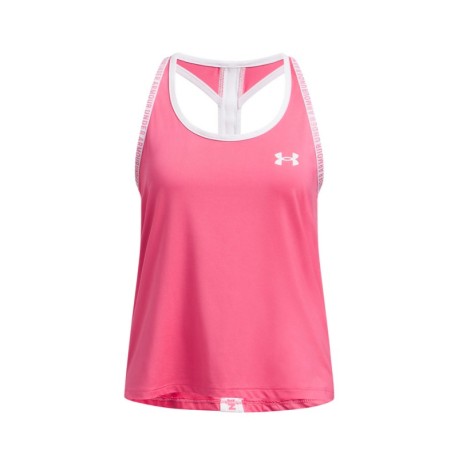 Under Armour Canottiera Knockout Rosa Bambina