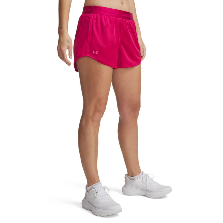 Under Armour Shorts Sportivi Tech Play Fuxia Donna
