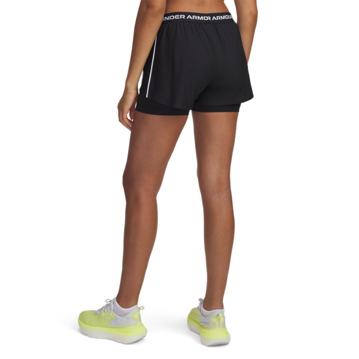 Under Armour Shorts Sportivi 2In1 Nero Donna