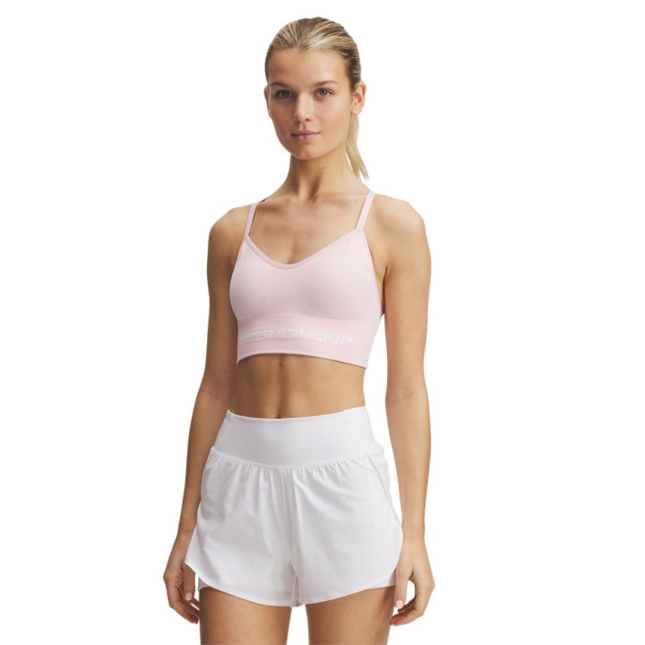 Under Armour Reggiseno Sportivo Vanish Seamless Rosa Donna