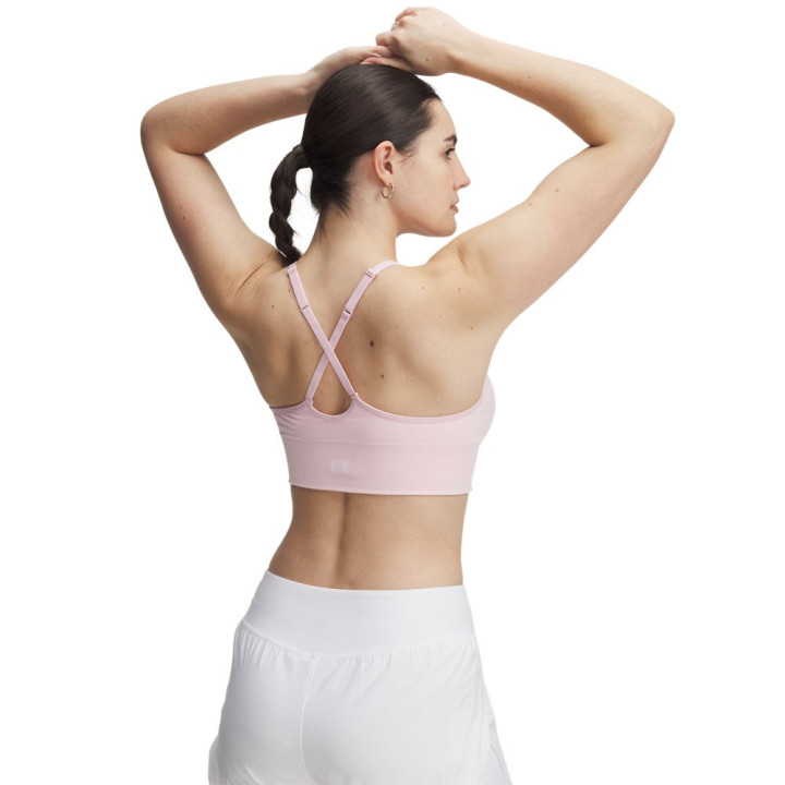 Under Armour Reggiseno Sportivo Vanish Seamless Rosa Donna